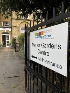 Manor Garden Trust Centre main entrance